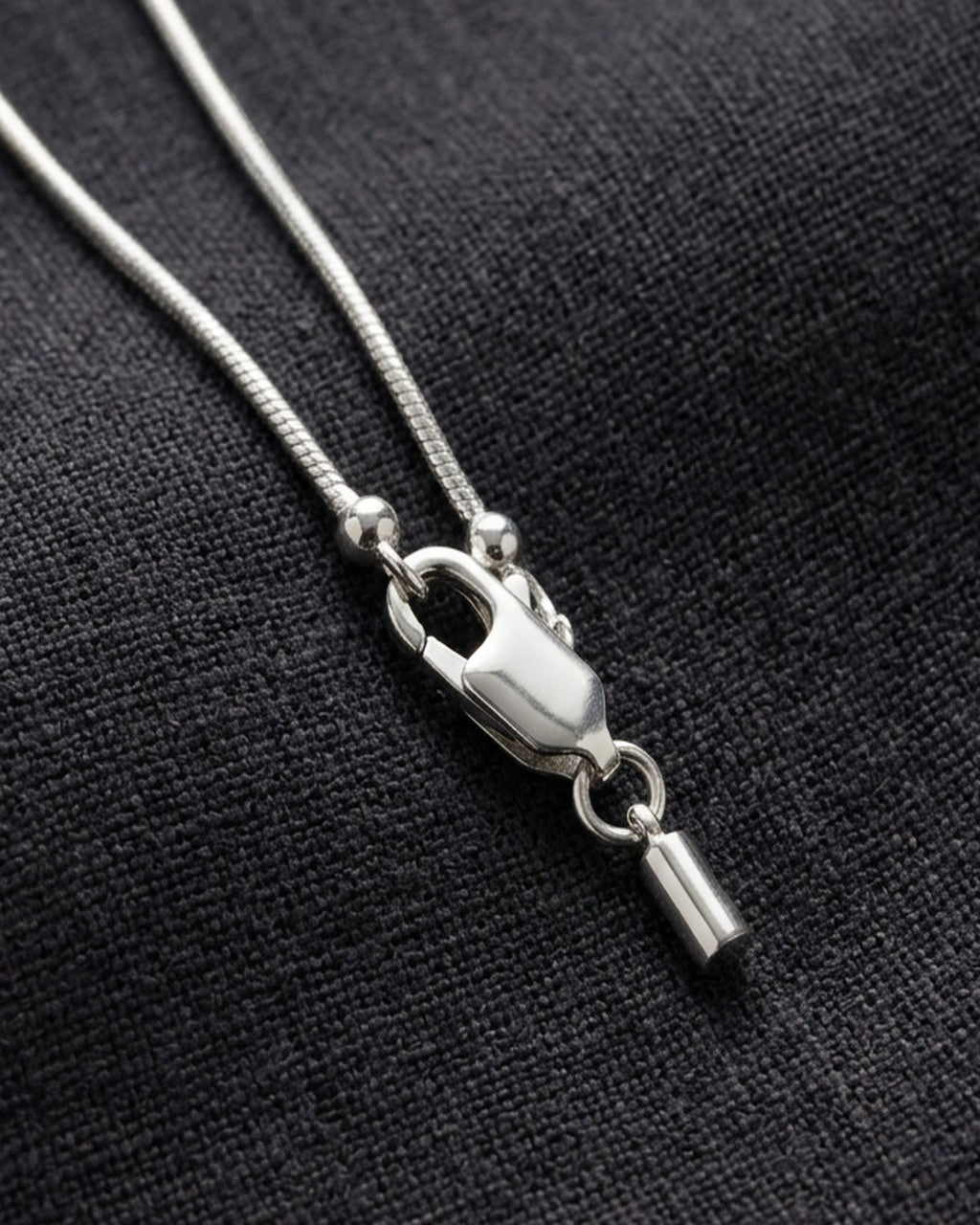 Silver Lock Necklace