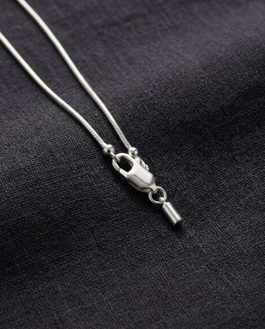 Silver Lock Necklace