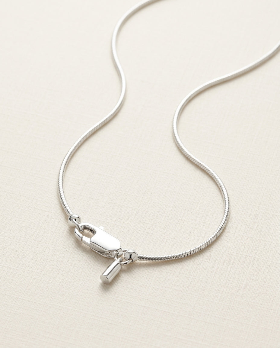 Silver Lock Necklace